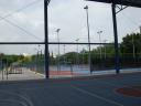 Die Tenniscourts.
